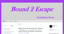 Desktop Screenshot of bound2escape.com